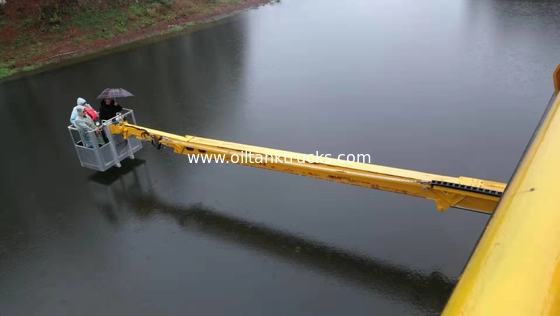 Big Cable Bridge Inspection Vehicle Carbon Steel 22 M Bucket Type
