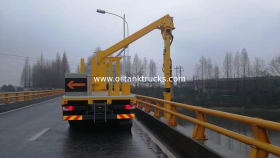 Big Cable Bridge Inspection Vehicle Carbon Steel 22 M Bucket Type